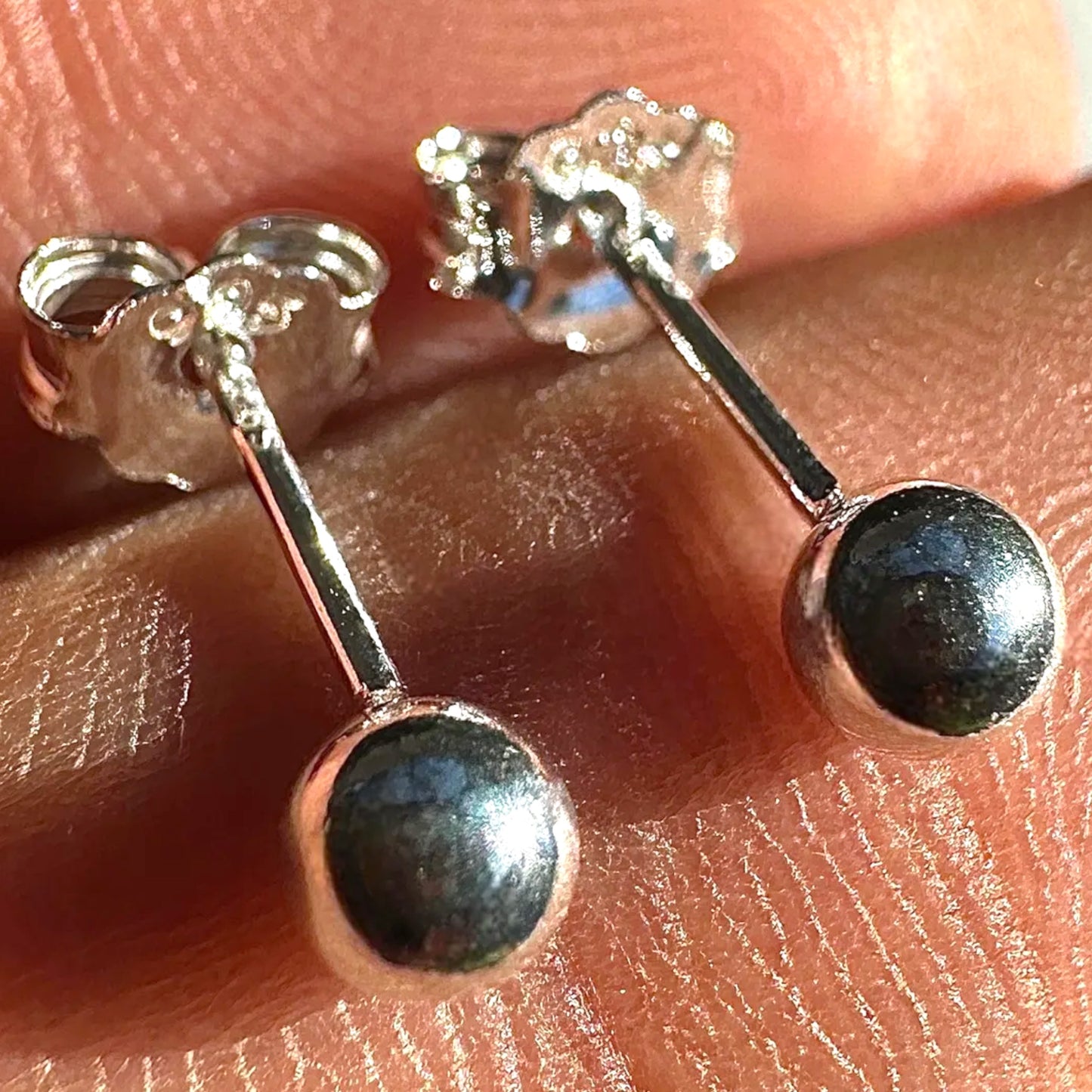 Sterling Silver Ball Stud Earrings 4mm 925 Studs