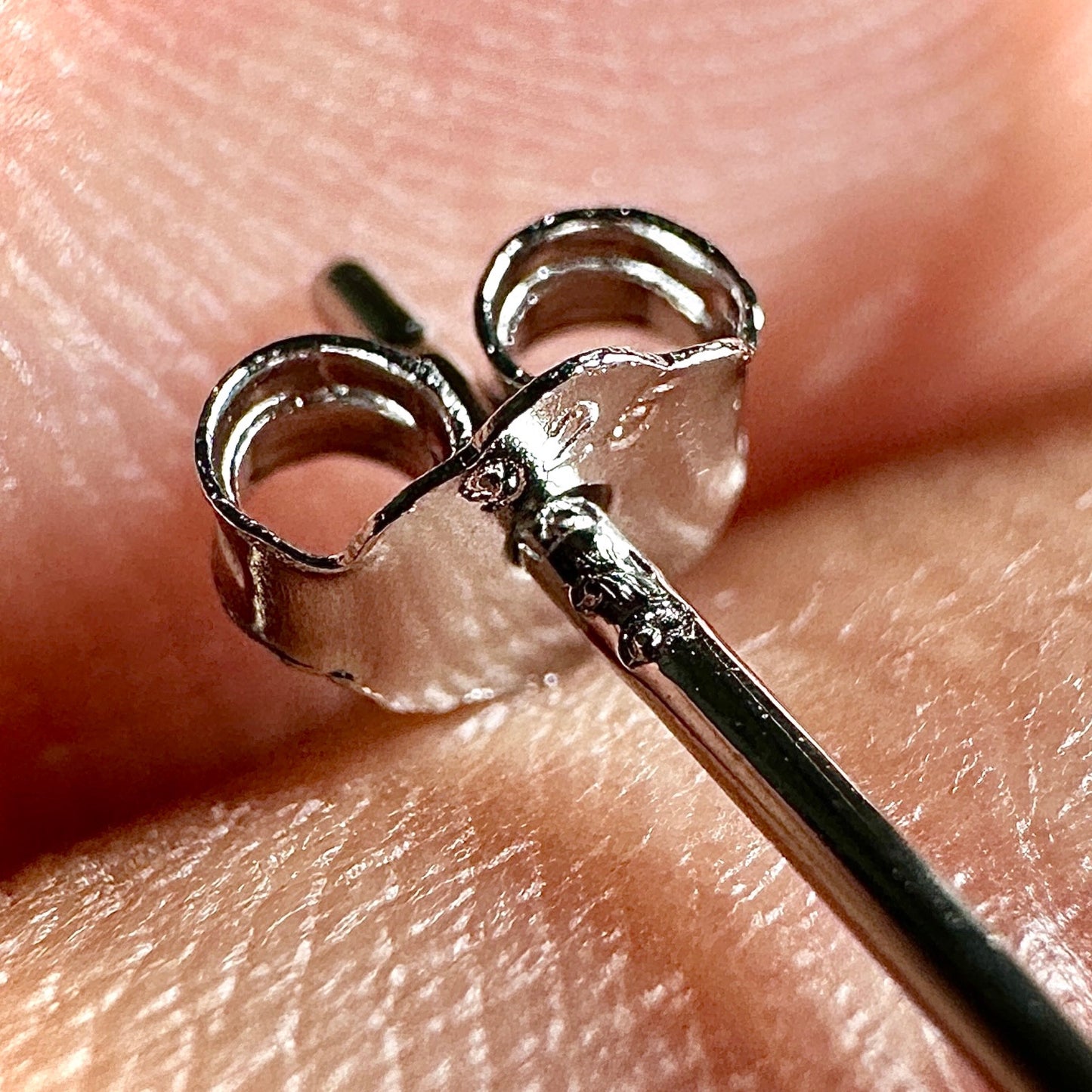 Sterling Silver Infinity Stud Earrings 9mm