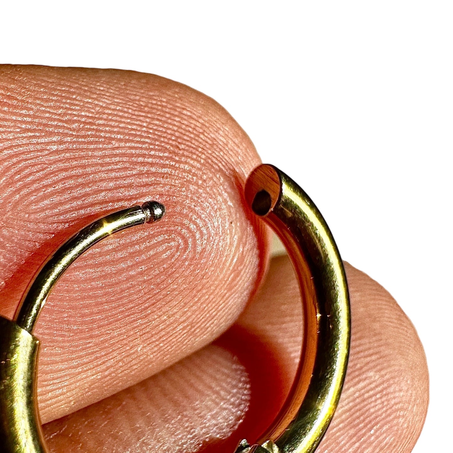 Gold Hoop Earrings 16mm 18K PVD Stainless Steel