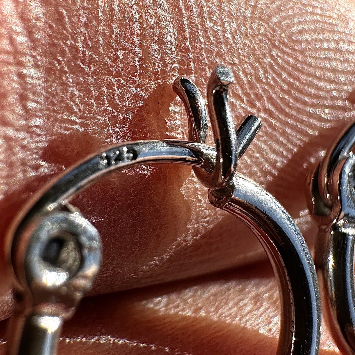 Sterling Silver Hoop Earrings 925 Thin 1.5mm Polished Hoops