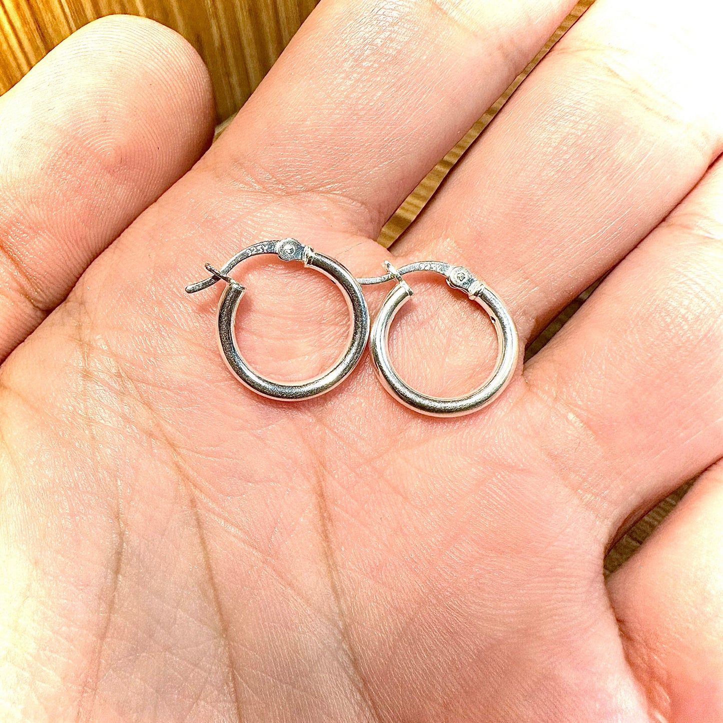 Hoop Earrings Silver Thick 2MM, Sterling Silver 925, Hoop Earrings Women Men, Earrings Hoops Silver 10mm 12mm 15mm 18mm, Jewelry Hoop - leoshopdeals