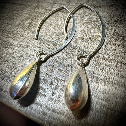 Earrings Dangle Silver Cute, Dangle Earrings Women Sterling Silver 925, Teardrop Earrings Dangle, Drop Earrings, Dangle Earrings Women - leoshopdeals