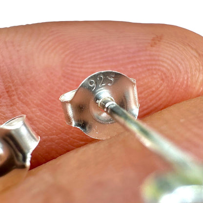 925 Sterling Silver Heart Stud Earrings 5mm Tiny Minimalist Heart Studs